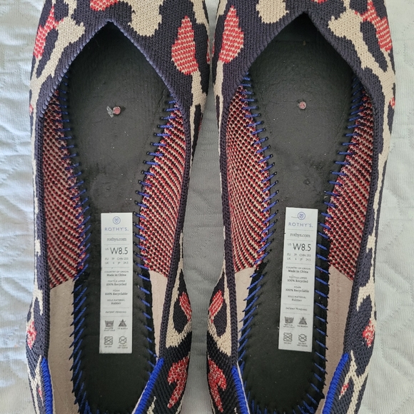 Rothys Red Cat Flats - Picture 2 of 3